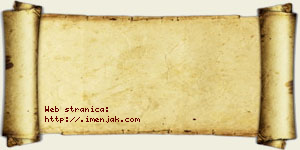 Tijana Rajak vizit kartica